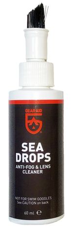 Scuba diving (LARGE) SEA DROPS anti fog MASK de mist liquid CLEANER lens GLASS  