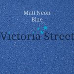 Victoria Street Glitter - Neon Matte Blue - Fine 0.008" / 0.2mm (Aqua)