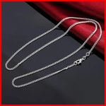Genuine 925 Sterling Silver Curb Chain Necklace Lobster Clasp 16"-30" Gifts