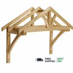 Cheshire Mouldings Pine Apex Door Canopy Porch Kit 1560 x 1190mm FSC Timber