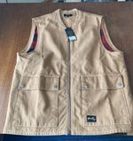 Stan Ray Works Vest Large Brown Duck