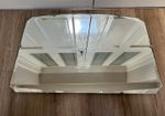 Vintage Art Deco Bevelled Edge Frameless Wall Mirror With Hanging Chain