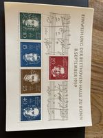 Germany 1959 Beethoven Halle Inauguration Blocks ms1233a mnh cat £34