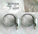 2 x GENUINE PEUGEOT 205 306 405 406 407 605 806 807 LOW PRESSURE PIPE CLAMP
