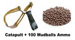 Catapult Powerful High Velocity + 100 Ammo Target Hunting BBs Precision 