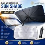 Car Windscreen Sunshade Umbrella Front Window UV Reflector Foldable Sun Visor