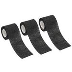 Camouflage Tape 2" X 5 Yards, 3 Pack Self Adhesive Camo Tape Wrap-Black