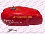 Royal Enfield GT Continental 250cc 1967 Model Red Steel Petrol Tank + cap /fit