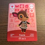 Nintendo Animal Crossing Fauna 019 amiibo Card NFC Nintendo Platforms