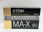 TDK MA-X 90 blank cassette tape Type IV Metal - Super high end