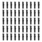 Plastic Archery Arrow Nocks .244"/6.2mm(Black, Pack of 50)