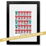 AFC SUNDERLAND 2025-2026 SQUAD TEAM SIGNED POSTER PRINT PHOTO 25/26 Granit Xhaka