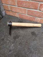 6" Push Pull Weeding Grubbing Hand Hoe Gardening Tool, Hand Turned Ash Handle