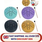 Rain Drum for Outside Garden, Steel Tongue Drum Rain Chime Inches 6 Note Drum