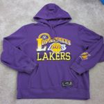 Los Angeles Lakers Purple Hoodie Size Medium NBA basketball Team Hoodie