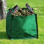 2 x 150L Garden Waste Bags Heavy Duty Large Refuse Storage Sacks with Handles