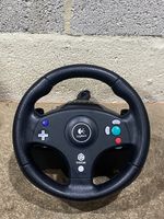 Logitech E-XA10 Steering Wheel for Nintendo GameCube Black