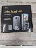 SIX SMRTIPLX S398 Video Smart Lock . Keyless entry, smart home 