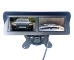 Dolphin Dual Twin Screen Dash Board Monitor Car Van Rear Reversing Camera