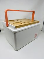 Good Pair Days Wine Cooler Cheese Charcuterie Board Picnic Box Coral White