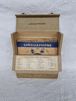 Vintage Linguaphone French Course - 45rpm Records in Original Case Collectible. 
