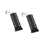 2x Golf Score Counter with Carabiner Chain Small Score Card