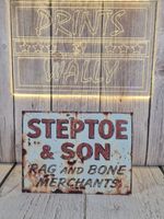 steptoe and son rusty advertising sign A5 Aluminium 