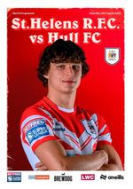 ST HELENS England v HULL FC 6 August 2026 RUGBY OFFICIAL 20 pages