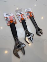 Bahco Wide Jaw Adjustable Wrench spanner (155mm 170mm 218mm) VAT REG