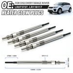 4x Glow Plugs For Jaguar XE XF Land Rover Discovery Range Rover Sport LR116117