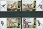 DINOSAURS Prehistoric Animals Dinosaur MNH 4v-Stamp Set #58 (2020 Djibouti)
