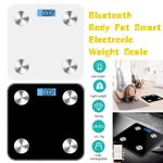 Body Fat Scale USB Rechargeable, Smart Bathroom Scale for Body Weight 180KG