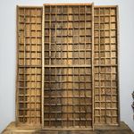 Vintage Wooden Printers Tray - XL Rustic Wooden Salvage - Wall Decor - £65 Each
