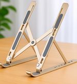 360° Portable Premium All Metal Laptop Tablet Stand for office and home use