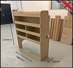 FORD TRANSIT CUSTOM CREW CAB DOUBLE CAB VAN RACKING - STORAGE - SHELVING SWB 