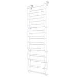 Rainberg 12 Tier Heavy Duty Over the Door Shoe Rack,Organiser, Easy to Assemble