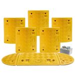 3.5 M All Yellow Speed Ramp Kit 10 mph 50 mm (Fixings Included)