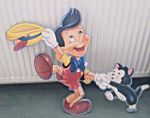 RETRO - DISNEY - STORE/ CINEMA  PROMOTIONAL  DISPLAY STAND -  PINNOCHIO
