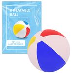 16"Inch Inflatable Beach Ball Perfect for Pool Group Activities & Games