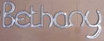 Real Horseshoe Stable Door Custom Name Plaque Sign, Price Per Letter