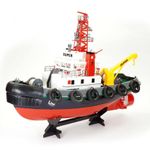 RADIO CONTROL RC TUG BOAT WITH WORKING WATER CANNON - HENG LONG - READY TO RUN!