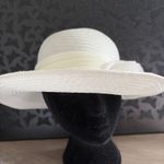 Vintage White And Cream Hat Flowers  Wedding Bridal Formal Races