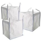 100 BULK BAGS FIBC GARDEN WASTE 1 TONNE TON JUMBO BAGS STORAGE SACK 