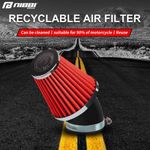 NIBBI Washable High flow 48mm Pod Carb Air Filter Pit Dirt Bike Quad Bent Neck