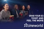 1 x Code - £3 Cineworld Ticket *E-Code* Fridays-Sundays Only - Quick Delivery