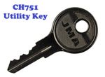 CH751 Key Switch Keys, Industrial Keys, Caravan Keys, Utility Keys, Petrol Caps