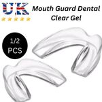 Mouth Guard Dental Clear Gel Gum Shield Night Teeth Grinding - 2PCS/Pack