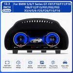 12.3'' LCD Cluster Digtial Gauge Dashboard Real-time For BMW F10 F11 F18 F25 F26