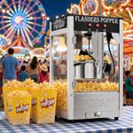 10oz Commercial Popcorn Machine Cycle Fast Heating w/DIY Popcorn Accessory Kit