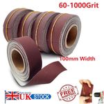 60-1000Grit Emery Burnish Tools Cloth Roll Abrasive Sand Paper Sanding Sheets